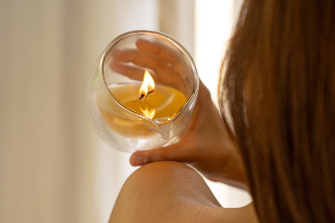 Steps to Using our Body Moisturising Candle ✨